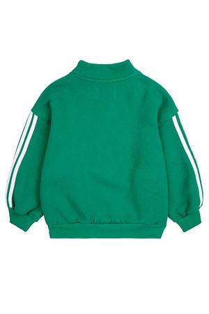 Felpa con zip in cotone verde BOBO CHOSES KIDS | B224AC056.